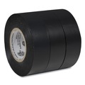 Tapes & Adhesives | Duck 299004 0.75 in. x 50 ft. 1 in. Core Pro Electrical Tape - Black (3/Pack) image number 1