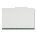  | Universal UNV10262 4-Section Pressboard Classification Folder - Legal, Gray (10/Box) image number 2