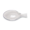 Cutlery | Dixie TH017 6 in. Heavyweight Plastic Cutlery Teaspoon - Crystal Clear (1000/Carton) image number 1
