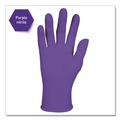 Disposable Gloves | Ansell 55082 6 mil Thick 9.5 in. Long Powder-Free PURPLE NITRILE Exam Gloves - Medium, Purple (100/Box) image number 4