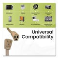 Office Electronics & Batteries | GoGreen Power GG-25603-4 3 ft. 15 Amps Appliance Cords - Beige (4/Pack) image number 3