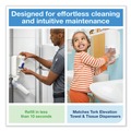 Hand Soaps | Tork 570020A 4.4 in. x 4.5 in. x 11.5 in. Elevation Liquid Skincare Dispenser - White image number 6