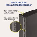 Office Jansan | Avery 79984 3 Locking One Touch EZD Rings 4 in. Capacity 11 in. x 8.5 in. Heavy-Duty Non-View Binder with DuraHinge - Black image number 2