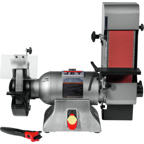 Belt Grinders | JET 578436 IBGB-436 8 in. Industrial Grinder and 4 x 36 in. Belt Sander image number 0