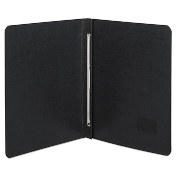 ACCO 8.5 in. x 11 in. 3 in. Capacity Two-Piece Prong Fastener Side Bound Report Cover with Tyvek Reinforced Hinge - Black