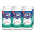 Cleaning & Janitorial Supplies | Clorox 01656 7 in. x 8 in. 1-Ply Disinfecting Wipes - Fresh Scent, White (450/Carton) image number 0