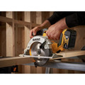Dewalt DCK239E2 20V MAX Brushless Lithium-Ion 6-1/2 in. Cordless Circular Saw and Drill Driver Combo Kit with (2) Batteries image number 20