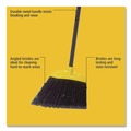 Customer Appreciation Sale - Save up to $60 off | Rubbermaid Commercial FG638906BLA Jumbo Smooth Sweep 46 in. Handle Angled Broom - Black/Yellow image number 3