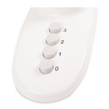 Floor Fans | Alera ALEFAN122 3-Speed 12 in. Plastic Oscillating Desk Fan - White image number 1