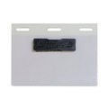  | C-Line 92823 2 in. x 3 in. Self-Laminating Magnetic Style Name Badge Holder Kit - Clear (20/Box) image number 3