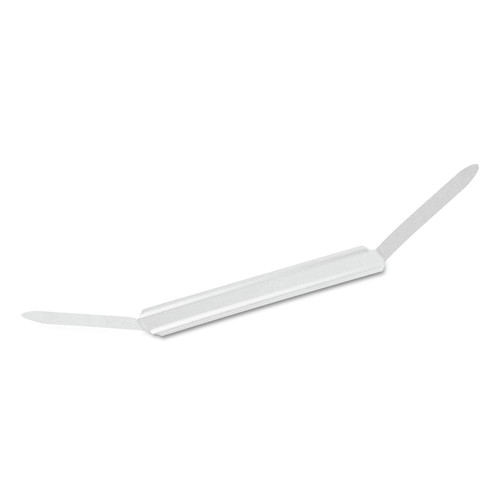 Office Jansan | ACCO A7070023K 2 in. Capacity 2.75 in. Center to Center Premium Two-Prong Fastener Bases - Silver (100/Box) image number 0