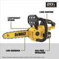 Chainsaws | Factory Reconditioned Dewalt DCCS621BR 20V MAX Brushless Compact Lithium-Ion 12 in. Cordless Chainsaw (Tool Only) image number 6