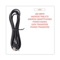 Office Electronics & Batteries | Innovera IVR30013 10 ft. USB to Micro USB Cable - Black image number 4