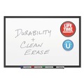  | Quartet 2545B 60 in. x 36 in. Classic Series Porcelain Magnetic Dry Erase Board - White Surface, Black Aluminum Frame image number 1