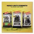 Cleaning & Janitorial Supplies | Glad 78966 Guaranteed Strong 30 in. x 33 in. 1.05 mil 30 Gallon Three-Ply Large Drawstring Trash Bags - Black (168/Carton) image number 10