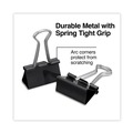 Customer Appreciation Sale - Save up to $60 off | Universal UNV10210VP Binder Clips in Zip-Seal Bag - Medium, Black/Silver (36/Pack) image number 2