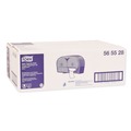 Cleaning & Janitorial Supplies | Tork 565528 16.62 in. x 5.25 in. x 9.93 in. High Capacity Bath Tissue Roll Dispenser for OptiCore - Black (1/Carton) image number 1