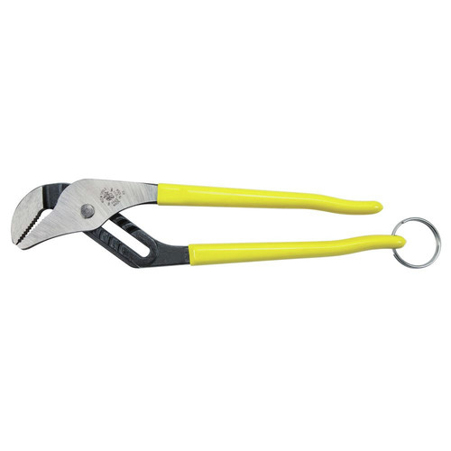 Klein Tools D502-12TT 12 in. Pump Pliers with Tether Ring image number 0