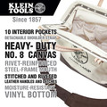Cases and Bags | Klein Tools 5102-14SP 14 in. Deluxe Canvas Tool Bag image number 5