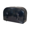  | Morcon Paper VT1003 Valay 9.75 in. x 15.87 in. x 5.25 in. Two Rolls Mini Jumbo Bath Tissue Dispenser - Black image number 0