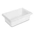  | Rubbermaid Commercial FG350900WHT 3.5 Gallon 18 in. x 12 in. x 6 in. Food Tote Box - White image number 0