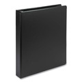 Binders & Binding Supplies | Samsill 14830 11 in. x 8.5 in. 1 in. Capacity 3 Rings Biobased Round Ring Binder - Black image number 0