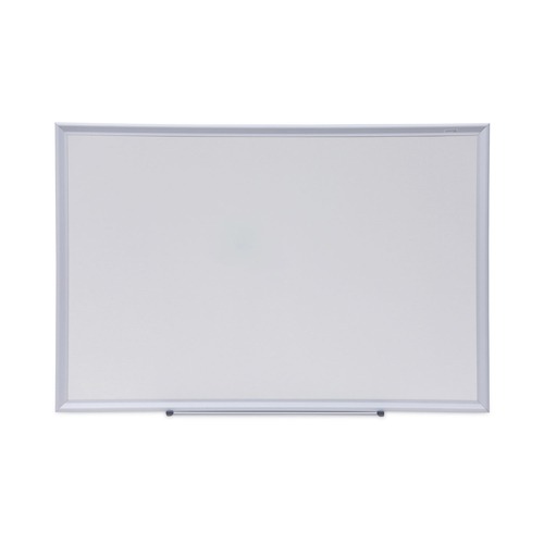 Percentage Off | Universal UNV44624 Deluxe 36 in. x 24 in. Melamine Dry Erase Board - White/Silver image number 0