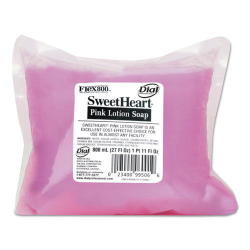 Dial Professional DIA 99506 Sweetheart Pink Soap For Dial 800 Ml Dispenser, Fruity Floral, 800 Ml, 12/carton image number 0