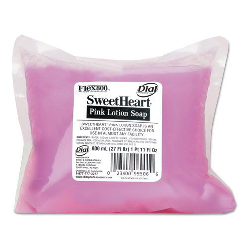 Hand Soaps | Dial DIA 99506 Sweetheart Pink Soap For Dial 800 Ml Dispenser, Fruity Floral, 800 Ml, 12/carton image number 0