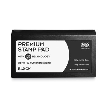 Cosco 6.17 in. x 3.13 in. Microgel Stamp Pad for 2000 PLUS - Black