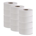 Toilet Paper | Boardwalk SOD410320 3.2 in. x 525 ft. 2 Ply Septic Safe Jumbo Roll Bathroom Tissue - White (12/Carton) image number 0
