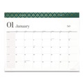 Calendars & Planners | AT-A-GLANCE 1606704 21.75 in. x 17 in. 12-Month (Jan-Dec): 2026 WorkStyle Monthly Desk Pad Calendar - White Sheets, Teal Headband/Clear Corners image number 0