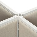 Office Desks & Workstations | HON HBV-QC180.Q Verse 180 Degree QuickConnect Panel-to Panel Connectors - Light Gray (2-Piece/Pack) image number 0