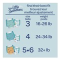 Cleaning & Janitorial Supplies | Huggies 18342 24 lbs. to 34 lbs. Little Swimmers - Size 4/Blue (8/Carton) image number 4