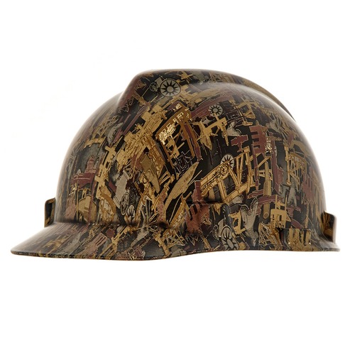 Hard Hats | MSA 10204774 V-Gard Hydro Dip Cap - Oilfield Camo image number 0