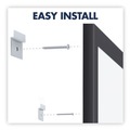 Office Jansan | Quartet SM534B Classic Series Nano-Clean 48 x 36 Dry Erase Board - White Surface/Black Aluminum Frame image number 6
