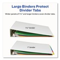Office Jansan | Avery 11907 Big Tab 11.13 in. x 9.25 in. 8-Tab Insertable Plastic 2-Pocket Dividers - Assorted (1-Set) image number 9