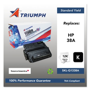 Triumph 751000NSH0179 Remanufactured Q1338A (38A) 12,000 Page-Yield Toner - Black