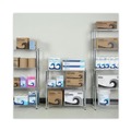 Tool Storage Accessories | Alera ALESW833614SR 36 in. x 14 in. x 36 in. 3-Shelf Residential Wire Shelving - Silver image number 5