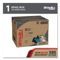 Paper Towels and Napkins | WypAll 41041 11.1 in. x 16.8 in. Power Clean X80 Heavy Duty Cloths - Blue (160/Carton) image number 1