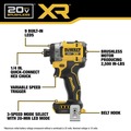 Impact Drivers | Factory Reconditioned Dewalt DCF860BR 20V MAX XR Lithium-Ion Brushless 3-Speed High Torque 1/4 in. Cordless Impact Driver (Tool Only) image number 5