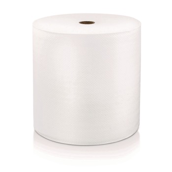 LoCor 8 in. x 1000 ft. 1-Ply Hard Wound Roll Towel - White (6/Carton)