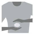 Office Jansan | Dart 12JL Vented Plastic Lids for 12 oz. Hot/Cold Foam Cups (1000/Carton) image number 6