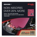 Office Jansan | WypAll 41029 Power Clean X80 12.5 in. x 12 in. Heavy-Duty Cloths - Red (50/Box, 4 Boxes/Carton) image number 4