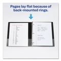 Office Jansan | Avery 68037 11 in. x 8.5 in. 3 in. Capacity 3 Rings Framed View Heavy-Duty Binders - Black image number 6