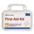 First Aid | First Aid Only 91322 76-Piece ANSI 2021 First Aid Kit for 10 People with Plastic Case (1-Kit) image number 0