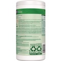 Cleaning & Janitorial Supplies | Clorox 60605 CloroxPro EcoClean 8 in. x 7 in. 1-Ply Disinfecting Wipes - Unscented White image number 3