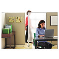  | Quartet WPS2000 Premium Workstation Privacy Screen, 38w X 64d, Translucent Clear/silver image number 4