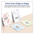 Bulk Savings Pricing 2 | Avery 05881 2 in. x 3.5 in. Print-to-the-Edge Microperf Business Cards with Sure Feed Technology for Color Laser Printers (160 Cards, 8/Sheet, 20 Sheets/Pack) image number 7