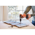 Black & Decker BCD702C1 20V MAX Brushed Lithium-Ion 3/8 in. Cordless Drill Driver Kit (1.5 Ah) image number 6